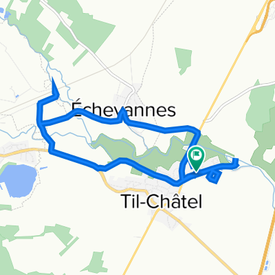 De Impasse du Fourneau 1, Til-Châtel à Impasse du Fourneau 1, Til-Châtel