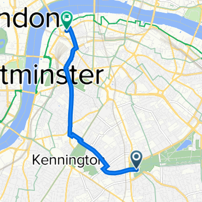 44 Burgess Park Tennis Centre, Addington Sq, London to 137 Lesco House, Stamford St, London