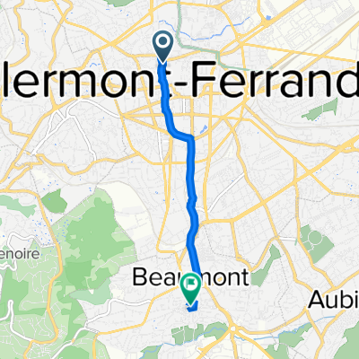 8 Avenue des États-Unis, Clermont-Ferrand à 5 Rue de la République, Beaumont