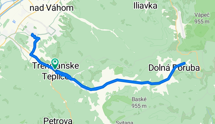 Šrobárova 180, Trenčianske Teplice do Šrobárova 181, Trenčianske Teplice