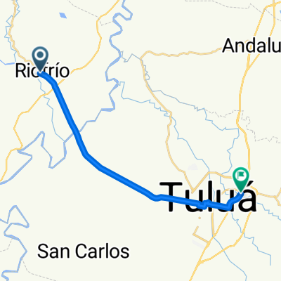 De Calle 5 10-40, Riofrío a Riofrío - Trujllo 13-192, Tuluá