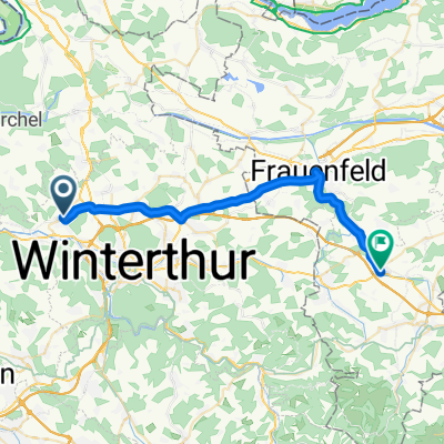 Arbeitsweg Neftenbach -Wängi 