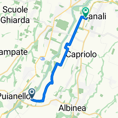 Via Antonio Varisco 18, Albinea a Via Renato Serra 1, Reggio Emilia