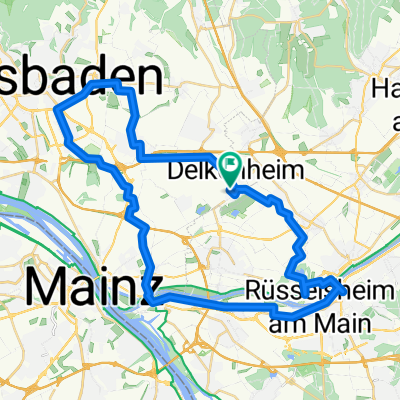 Wiesbaden Östliche Vorort Runde