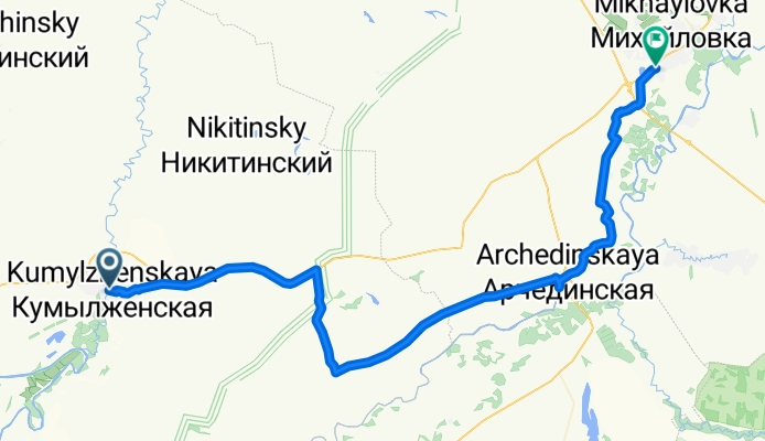 Кумылга - Михайловка