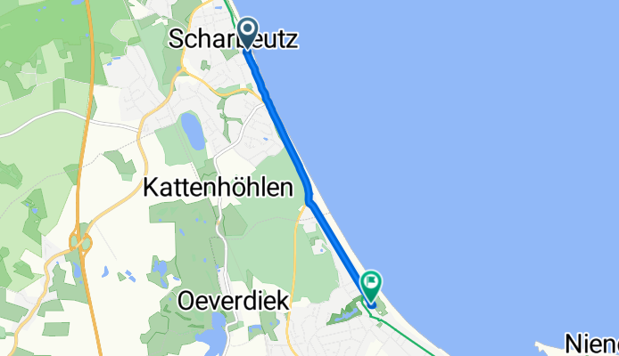 Strandallee 139, Scharbeutz nach Kurpromenade 6, Timmendorfer Strand