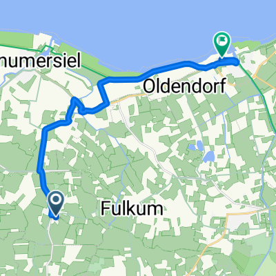Dreeschacker 3, Dornum nach Am Strand 29–35, Esens