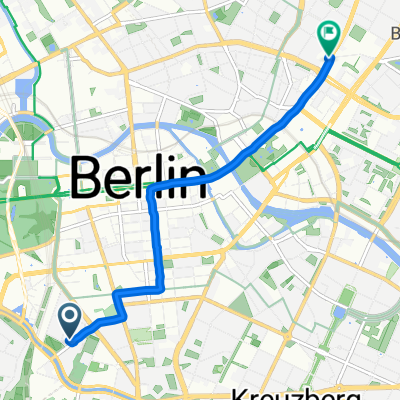 Schöneberger Straße 11, Berlin nach Prenzlauer Allee 248, Berlin