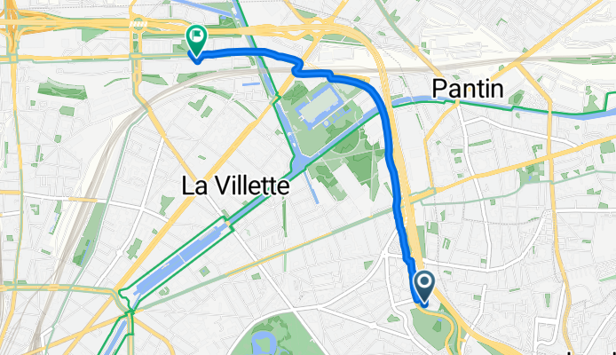 26 Boulevard d'Algérie, Paris à Boulevard MacDonald, Paris
