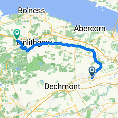 16 Strathbrock Pl, Broxburn to A803, Linlithgow