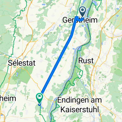 Rue de Picardie 8, Gerstheim nach Route sans nom, Marckolsheim