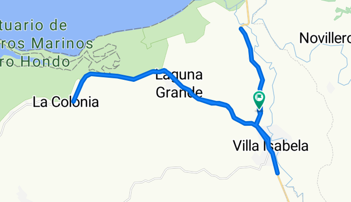 De RWPQ+7P4, Villa Isabela a RWPQ+7P4, Villa Isabela