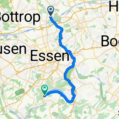 Fischerstraße 122, Gelsenkirchen nach Neukircher Mühle 43, Essen
