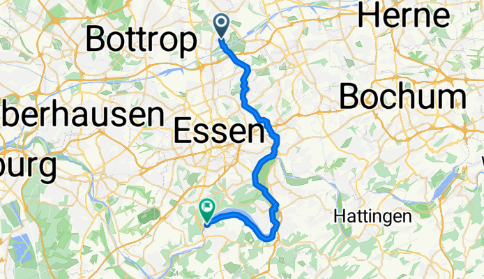 Fischerstraße 122, Gelsenkirchen nach Neukircher Mühle 43, Essen