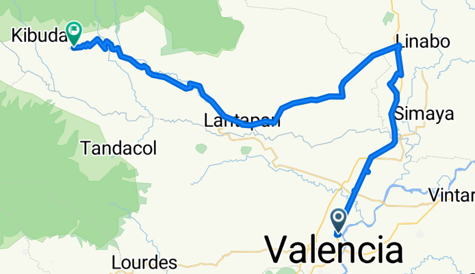 Route to Aglayan-Alanib-Ticalaan Road, Lantapan