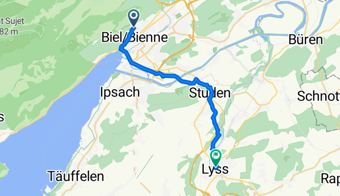 Chante-Merle 76, Biel/Bienne à Marktplatz 10–16, Lyss
