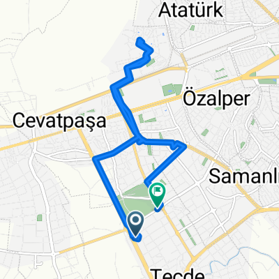 Moderate route in