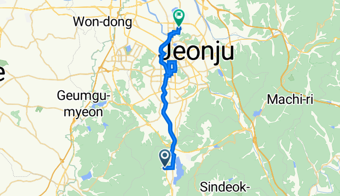 945-50 Wongi-ri, Wanju-gun to 202-68 Songcheon-dong2(i)-ga, Jeonju-si