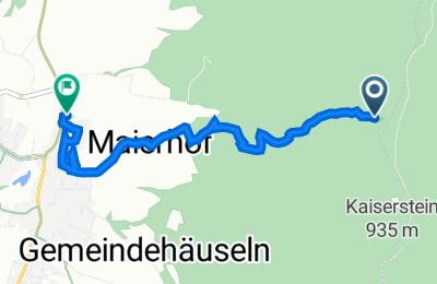 Route in der Bikemap App öffnen