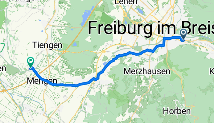 Munzingen - Freiburg