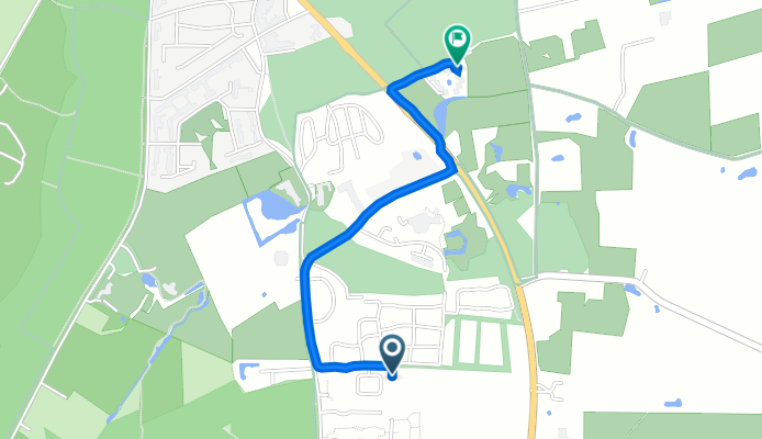 Bosrandweg 363, De Koog nach Dorpsstraat 235, De Koog
