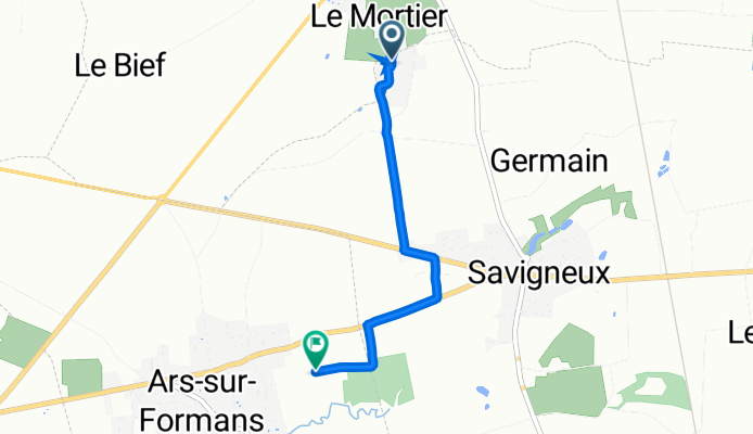 493 Chemin de Fontaine, Savigneux à Chemin de la Papesse, Ars-sur-Formans