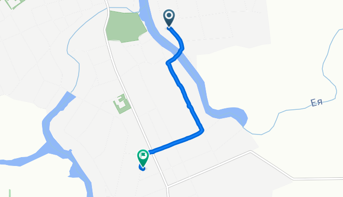 От Пролетарская улица 78, Крыловская до улица Чапаева 7, Крыловская