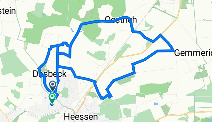 Barbarastraße 1a, Hamm nach Storksbrede 7, Hamm