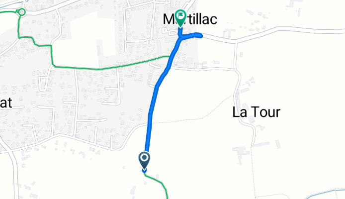 Route du Haut Nouchet, Martillac à 6ter Route de Lartigue, Martillac