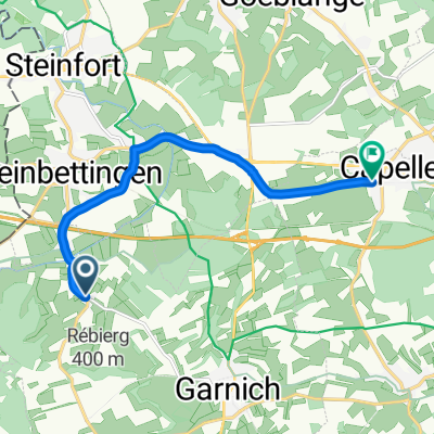 Rue Principale 4, Garnich to Rue du Kiem 66, Mamer