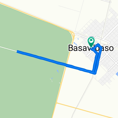 De Estrada 445, Basavilbaso a Estrada 445, Basavilbaso