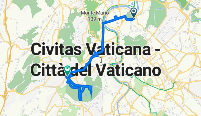 Viale Parioli 119, Roma a Via Gregorio VII 520, Roma