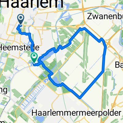 Hazepaterslaan 5, Haarlem to Zuid Schalkwijkerweg 57, Haarlem