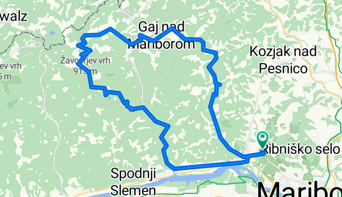 Rošpoh - del 40, Maribor to Rošpoh - del 45A, Maribor