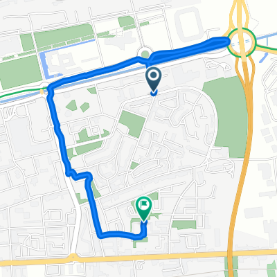 De Rue du Commandant Mouchotte 19, Calais à Rue Paul Gauguin 12, Calais