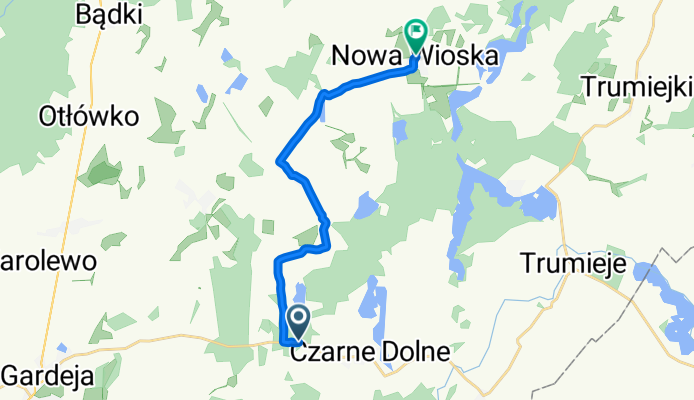 Droga Wojewódzka 523 do Nowa Wioska