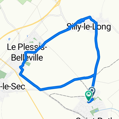 1A Rue des Marronniers, Saint-Pathus à 13 Rue Saint-Exupéry, Saint-Pathus