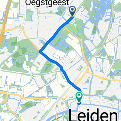 Abtspoelweg 1, Oegstgeest to Beestenmarkt 14, Leiden
