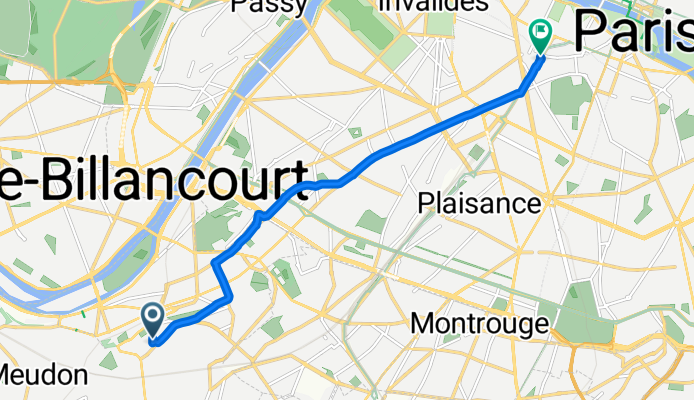 66 Rue de l'Égalité, Issy-les-Moulineaux à 76 Rue de Rennes, Paris