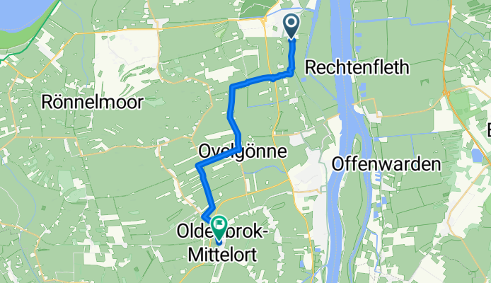 Sandstraße 10, Stadland nach Mittelorter Straße 15, Ovelgönne