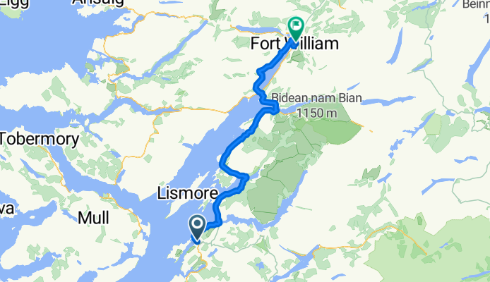 oban to fort william