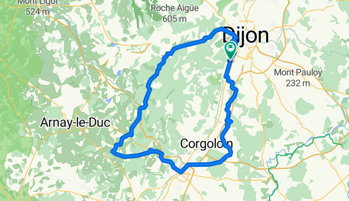 Parcours de 126 kms.