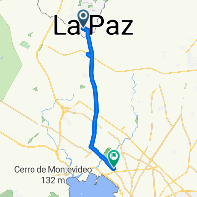 De Jose Batlle y Ordoñez 463, La Paz a Avenida Doctor Juan Carlos Blanco 3316, Montevideo
