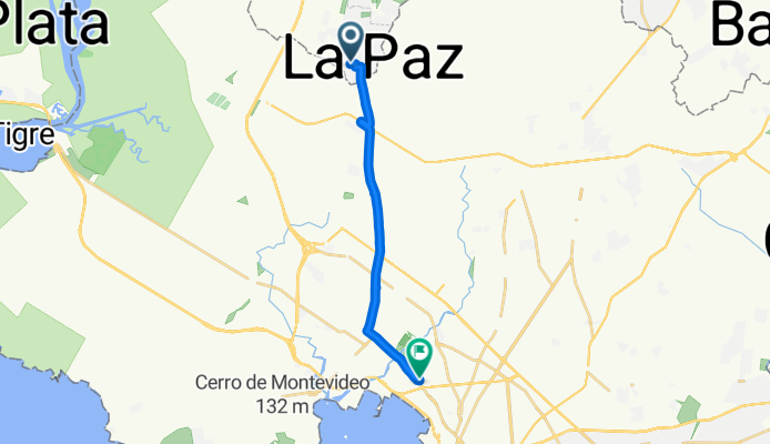 De Jose Batlle y Ordoñez 463, La Paz a Avenida Doctor Juan Carlos Blanco 3316, Montevideo