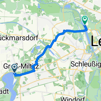Route von Lützner Straße, Leipzig