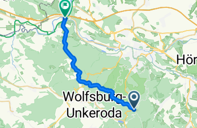 Route in der Bikemap App öffnen