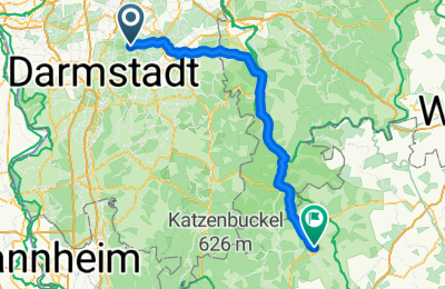 Route in der Bikemap App öffnen