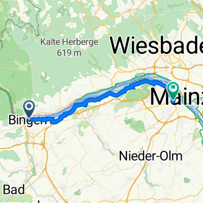 Bingen/Rüdesheim - Mainz