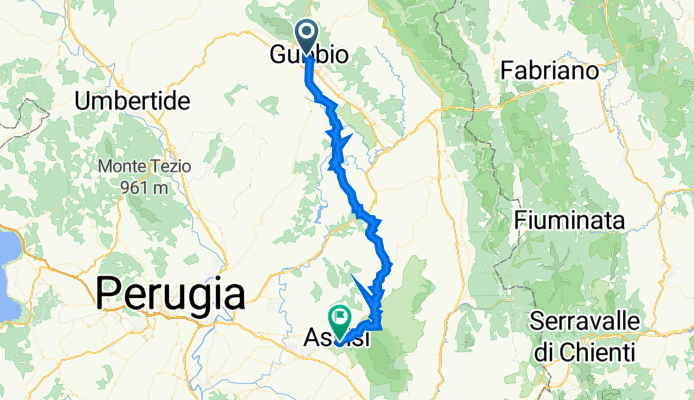 Gubbio - Assisi Km.49.1 (da fare)
