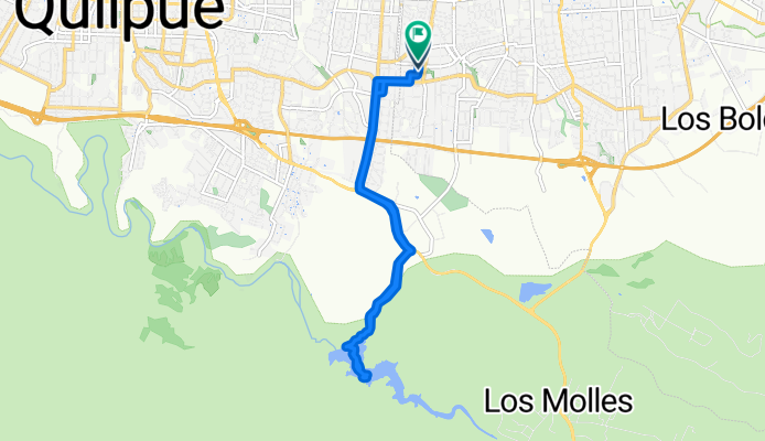 Embalse poza azul